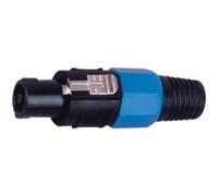 Electrovision 2-Pole Speaker Connector in Black Electrovision Black