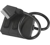 Electrovision 2 Way Tv Scart Splitter Lead With Two Scart Plugs Forming The Lead