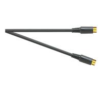Electrovision 2M Super VHS Lead With Mini 4-Pin DIN Plugs Both Ends in Black Electrovision Black