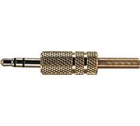 ELECTROVISION 3.5 mm High Quality Stereo Jack Plug with Gold Plated Cover and Solder Terminals