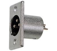 Electrovision 3Pin Xlr Chassis Plug in Metallic Silver Electrovision Metallic Silver