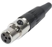 Electrovision 4 Pin Mini Xlr Female Connector With One Four Pin Mini Xlr Female Connection Forming The Unit