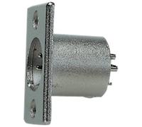 Electrovision 4-pin XLR plug for professional audio systems in Metallic Silver Electrovision Metallic Silver