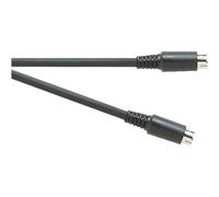 Electrovision 4P Din Plg To 4P Din 2M 4 Pin Mini Din Plug/4 Pin Mini Din Plug in Black Electrovision Black
