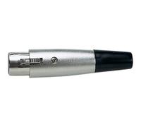 Electrovision 4Pin Nickel Line Socket in Metallic Silver Electrovision Metallic Silver