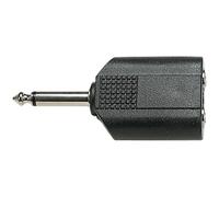 Electrovision 6.35Mm Mp To 2X6.35Mm Ms in Black Electrovision Black