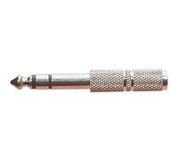 Electrovision 6.35Mm St Plug To 3.5Mm St Soc in Metallic Silver Electrovision Metallic Silver