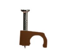 Electrovision 7 mm Round Brown Cable Clips E835AJ