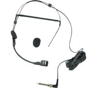 ELECTROVISION A rugged headband microphone with dynamic capsule. The unit comes fitted with a 3.5 mm mono jack. A 6.35 mm mono adaptor and wind sock are also supplied.