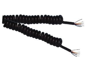 Electrovision Black 1.8 m 5 Core Screened Coiled Lead