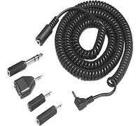 Electrovision Extension Lead Kit Lead 3.5Mm Stereo Jack Plug/3.5Mm Stereo Socket in Black Electrovision Black