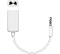 Electrovision Ipod Iphone Ipad Headphone Splitter With A Single Input Connection And Dual Output Sockets Forming The Splitter Unit