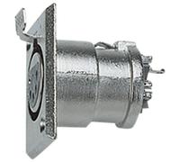 Electrovision Nickel 4Pin Xlr Socket in Metallic Silver Electrovision Metallic Silver