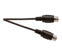 Electrovision Professional 2m 5 Pin Din Plug to 5 Pin Din Plug Midi Lead in Black Electrovision Black