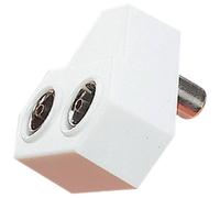 Electrovision R/A Coax Y Splitter White Electrovision White
