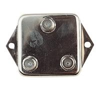 Electrovision Sealed Satellite Mixer with 3x F Connectors in Metallic Silver Electrovision Metallic Silver