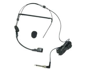 Electrovision SMM-112 Dynamic Headset Microphone, Black, 100Hz-10kHz, Unidirectional, 6.35mm Jack, Auxiliary
