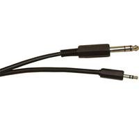 Electrovision Standard 6.35mm To 3.5mm Stereo Jack Plug Screened Lead For Audio