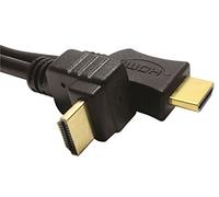 Electrovision Standard Straight HDMI 1.4 to Angled HDMI Lead Black (5m) - T115BX