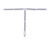Electrovision T Shape Universal FM Ribbon Aerial Antenna Receiver with Coax Plug Connector and 1.8M Lead To improve Radio Reception