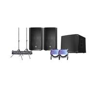 Electrovoice - ELX200-12P (Pair) + EKX-18SP + Stands and Leads