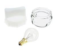 Electruepart 63mm Glass Oven Lamp Kit / 40W SES E14 / Built-In / Removable Door