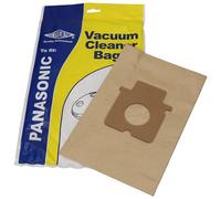Electruepart C20E Panasonic Cylinder Vacuum Cleaner Hoover Dust Paper Bags for MC-E MC-CG Series (Pack of 5)