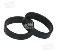 Electruepart Drive Belts to fit Dirt Devil Handy 150 (Pack of 2, Black,