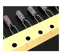 ELECYINGFO 20pcs/lot 100uF 10V RA2 5x11mm 10V100uF Good Quality Aluminum Electrolytic Capacitor Electronic Accessories