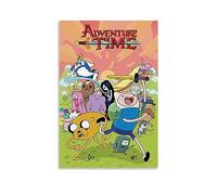 ELedvb Adventure Time Poster Anime CartoonCanvas Poster Decorative Painting Canvas Wall Posters And Art Picture Print Modern Family Bedroom Decor Posters 20x30inch(50x75cm)