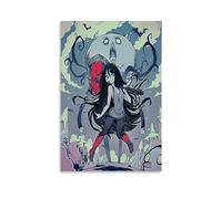 ELedvb Anime Poster Adventure Time MarcelineCanvas Poster Decorative Painting Canvas Wall Posters And Art Picture Print Modern Family Bedroom Decor Posters 12x18inch(30x45cm)
