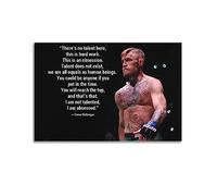 ELedvb Conor McGregor QuotesCanvas Poster Decorative Painting Canvas Wall Posters And Art Picture Print Modern Family Bedroom Decor Posters 16x24inch(40x60cm)