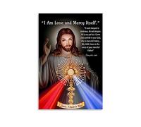 ELedvb Divine Mercy SundayCanvas Poster Decorative Painting Canvas Wall Posters And Art Picture Print Modern Family Bedroom Decor Posters 08x12inch(20x30cm)