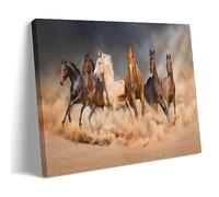 ELedvb Famous Running Horse Painting Print BY Modern AfricanCanvas Poster Decorative Painting Canvas Wall Posters And Art Picture Print Modern Family Bedroom Decor Posters 08x12inch(20x30cm)