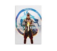 ELedvb Film Mortal Kombat Art PosterCanvas Poster Decorative Painting Canvas Wall Posters And Art Picture Print Modern Family Bedroom Decor Posters 20x30inch(50x75cm)