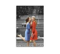 ELedvb Gossip Girl Blair SerenaCanvas Poster Decorative Painting Canvas Wall Posters And Art Picture Print Modern Family Bedroom Decor Posters 12x18inch(30x45cm)