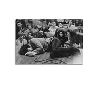 ELedvb Jim Morrison Collapsed on StageCanvas Poster Decorative Painting Canvas Wall Posters And Art Picture Print Modern Family Bedroom Decor Posters 20x30inch(50x75cm)