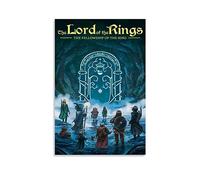 ELedvb Lord of The Rings Poster ComicCanvas Poster Decorative Painting Canvas Wall Posters And Art Picture Print Modern Family Bedroom Decor Posters 16x24inch(40x60cm)