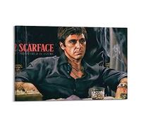 ELedvb Scarface Tony MontanaCanvas Poster Decorative Painting Canvas Wall Posters And Art Picture Print Modern Family Bedroom Decor Posters 08x12inch(20x30cm)
