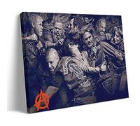 ELedvb Sons Anarchy ArtCanvas Poster Decorative Painting Canvas Wall Posters And Art Picture Print Modern Family Bedroom Decor Posters 12x18inch(30x45cm)