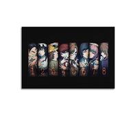 ELedvb Steins Gate Lab Members Worldline AnimeCanvas Poster Decorative Painting Canvas Wall Posters And Art Picture Print Modern Family Bedroom Decor Posters 24x36inch(60x90cm)