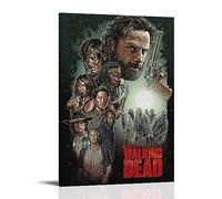 ELedvb The Walking Dead Diamond PaintingCanvas Poster Decorative Painting Canvas Wall Posters And Art Picture Print Modern Family Bedroom Decor Posters 08x12inch(20x30cm)