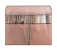 Eleeonora Clothes Rail Covers Enclosed,Clothes Rail Cover Dustproof Waterproof,Clothe Rails With Covers Single,Easy To Use,Suitable For Bedrooms,Living Rooms,Balconies