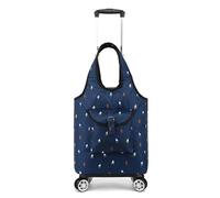 Eleeonora Foldable Shopping Cart,Foldable Shopping Bag With Wheels,Shopping Trolley Bag,Hard Wearing Wheel Rolling Push Trolly,Bag On Wheels,2 In 1,with Thermal Insulation Compartment,for Travel