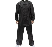 Eleeonora Traditional Silk Kung Fu Uniform,Lightweight Costumes For Meditation Qigong,Chinese Traditional Tai Chi Uniforms,Timelessly Simple,For Fitness And Workouts