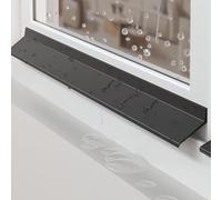 Eleeonora Waterproof Window Weather Bar,Window Outer Edge Rain Shield,Self Adhesive Rubber Rain Deflector,Fits Snugly,blocks Water Intrusion,for Gaps Of House,Glass Shower,Window And Door