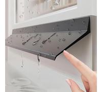 Eleeonora Window Weather Bar,Rubber Rain Deflectors For Outside Window,Bendable Rubber Door Rain Drip Guards,Fits Snugly,blocks Water Intrusion,for Gaps Of House,Glass Shower,Window And Door