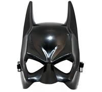 Eleery Unisex Plastic Black Batman Face Mask Dark Knight Super Hero Eyemask Halloween Party Masquerade Fancy Dress Cover (Type B) by Eleery