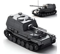 Elefant Tank Destroyer Building Blocks Set, WW2 Military Tank Building Kit | 1:35 German Armored Vehicle Bricks Model for Adults, WW2 Army Construction Toy, Collectible Gifts for Military Fans, 1110 PCS