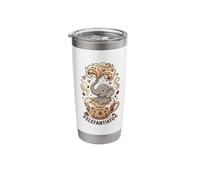 Elefantiato Cute Elephant Coffee Lover Funny Design Stainless Steel Insulated Tumbler
